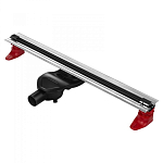 Душевой лоток Berges Super Slim 600 боковой выпуск черный матовый Душевой лоток Berges Super Slim 600 боковой выпуск черный матовый