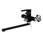 Смеситель Haiba HB22805-7 универсальный черный матовый Смеситель Haiba HB22805-7 универсальный черный матовый