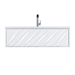 Тумба под раковину MarkaOne Glace 100П 1 в.я. White (верх) Тумба под раковину MarkaOne Glace 100П 1 в.я. White (верх)