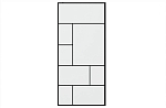 Bravat Душевая перегородка Black Line 90*195 BG090.6414B без поддона Bravat Душевая перегородка Black Line 90*195 BG090.6414B без поддона