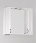 Зеркало-шкаф Style Line Олеандр-2 90/С с Led-подсветкой белый Зеркало-шкаф Style Line Олеандр-2 90/С с Led-подсветкой белый