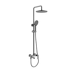 Душевая стойка Raglo R03.24.09 с изливом графит Душевая стойка Raglo R03.24.09 с изливом графит