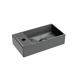 Раковина Ceramicanova Element 40,7*21,7 R темный антрацит матовый Раковина Ceramicanova Element 40,7*21,7 R темный антрацит матовый