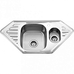 Кухонная мойка Melana MLN-9550C 95*50 глянцевый хром угловая полуторная с крылом Кухонная мойка Melana MLN-9550C 95*50 глянцевый хром угловая полуторная с крылом