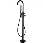 Напольный смеситель ABBER Wasser Kreis AF8115B черный матовый Напольный смеситель ABBER Wasser Kreis AF8115B черный матовый