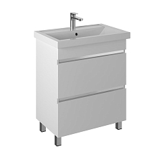 Тумба с раковиной Briz Элен Классик 70 белый глянец