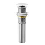 Донный клапан D&K DC9016 click/clack 5/4" без перелива белый Донный клапан D&K DC9016 click/clack 5/4" без перелива белый