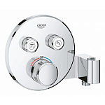 Внешняя часть для термостата Grohe Grohtherm SmartControl 29120000 для ванны и душа хром Внешняя часть для термостата Grohe Grohtherm SmartControl 29120000 для ванны и душа хром