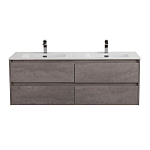 Тумба под раковину BelBagno Kraft 120 с четырьмя ящиками Cemento Grigio Тумба под раковину BelBagno Kraft 120 с четырьмя ящиками Cemento Grigio