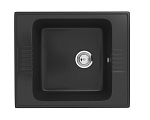 Кухонная мойка Ulgran Classic U-204 58,5*49,5 (-344, ультра-черный)