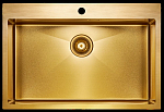 Кухонная мойка Paulmark Saar PM807551-BG 75*51 брашированное золото Кухонная мойка Paulmark Saar PM807551-BG 75*51 брашированное золото