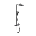 Душевая стойка Vincea VSFS-411GM с изливом вороненая сталь