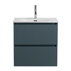 Тумба с раковиной BelBagno Uno-Mini 50 голубая матовая