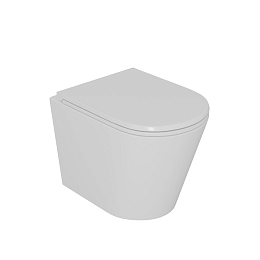 Подвесной унитаз D&K Venice DT1026016 35,5*51,5 безободковый с крышкой-сиденьем микролифт белый Подвесной унитаз D&K Venice DT1026016 35,5*51,5 безободковый с крышкой-сиденьем микролифт белый