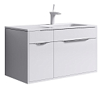 Тумба под раковину Aqwella 5 stars Malaga 90 белый глянец  R