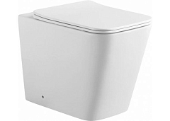 Приставной унитаз Aquanet Tavr 2.0 F безободковый с крышкой-сиденьем микролифт Slim