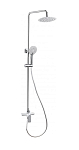 Душевая стойка Aquanet Arctic R AF520-71-R-CW хром/белый Душевая стойка Aquanet Arctic R AF520-71-R-CW хром/белый