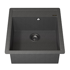 Кухонная мойка Uperwood Quartz UPD-07 46х51 серая матовая Кухонная мойка Uperwood Quartz UPD-07 46х51 серая матовая
