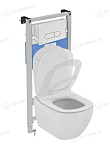 Комплект инсталляции Ideal Standard Prosys Tesi P3868V1 (унитаз белый матовый) Комплект инсталляции Ideal Standard Prosys Tesi P3868V1 (унитаз белый матовый)