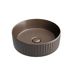 Накладная раковина Ceramicanova Element 36*36 темно-коричневая матовая Накладная раковина Ceramicanova Element 36*36 темно-коричневая матовая