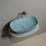 Накладная раковина Ceramicanova Element 60*38 зеленая матовая Накладная раковина Ceramicanova Element 60*38 зеленая матовая