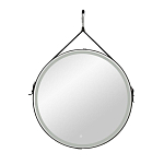 Зеркало Art&Max Milan 80 с Led подсветкой, ремень черная кожа Зеркало Art&Max Milan 80 с Led подсветкой, ремень черная кожа