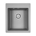 Кухонная мойка Paulmark Kante PM104249-GRM 41,5*49 серый металлик Кухонная мойка Paulmark Kante PM104249-GRM 41,5*49 серый металлик