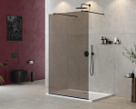 Душевая перегородка Cezares Liberta LIBERTA-L-2-120-120-BR-NERO Walk-in 120*120*195 L/R с возможностью двустороннего входа без поддона Душевая перегородка Cezares Liberta LIBERTA-L-2-120-120-BR-NERO Walk-in 120*120*195 L/R с возможностью двустороннего входа без поддона