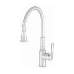 Смеситель Haiba HB73825-8 для кухни гибкий излив белый матовый Смеситель Haiba HB73825-8 для кухни гибкий излив белый матовый