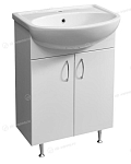 Тумба с раковиной Stella Polar Концепт 55 Эко белый глянец Тумба с раковиной Stella Polar Концепт 55 Эко белый глянец