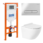 Комплект инсталляции 4в1 BelBagno (унитаз Sfera-R BB046CHR с сиденьем BB2111SC + система инсталляции BB002-80 с кнопкой смыва BB005-PR-CHROME) Комплект инсталляции 4в1 BelBagno (унитаз Sfera-R BB046CHR с сиденьем BB2111SC + система инсталляции BB002-80 с кнопкой смыва BB005-PR-CHROME)