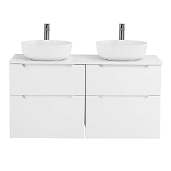 Тумба с раковиной BelBagno Etna-H60 120 со столешницей Bianco Lucido