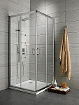 Душевой уголок Radaway Premium Plus D коричневое стекло 100*80*190 L/R без поддона Душевой уголок Radaway Premium Plus D коричневое стекло 100*80*190 L/R без поддона
