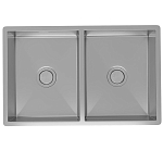 Кухонная мойка Санприз Delio SZ2170SS 70*44 двойная полированная сталь Кухонная мойка Санприз Delio SZ2170SS 70*44 двойная полированная сталь