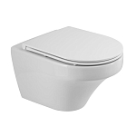 Подвесной унитаз Cezares Duet CZR-2462-TH-TOR/CZR-870-SC 36*53 безободковый с крышкой-сиденьем микролифт Подвесной унитаз Cezares Duet CZR-2462-TH-TOR/CZR-870-SC 36*53 безободковый с крышкой-сиденьем микролифт