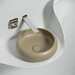 Накладная раковина Ceramicanova Element 36*36 круглая капучино матовый Накладная раковина Ceramicanova Element 36*36 круглая капучино матовый