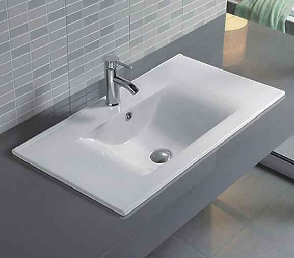 Встраиваемая раковина CeramaLux N JY-807-100 100,1*46