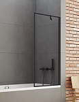 Душевая шторка на ванну New Trendy New Soleo Black P-0097-WP 100*140 L/R прямой кронштейн Душевая шторка на ванну New Trendy New Soleo Black P-0097-WP 100*140 L/R прямой кронштейн