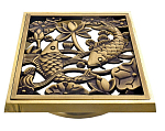 Дизайн-решетка Bronze DE Luxe Рыбы Дизайн-решетка Bronze DE Luxe Рыбы