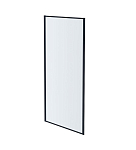 Душевая боковая стенка Aquatek AQ ARI WA 09020BL 90*200, для комбинации с дверью, профиль черный, стекло прозрачное