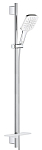 Душевая стойка Grohe Rainshower Smartactive 26586LS0 90см лейка 13см 3 режима хром/белый Душевая стойка Grohe Rainshower Smartactive 26586LS0 90см лейка 13см 3 режима хром/белый
