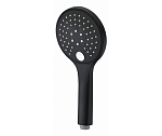 Душевая лейка WasserKRAFT A078 черная, покрытие Soft-touch Душевая лейка WasserKRAFT A078 черная, покрытие Soft-touch