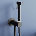 Гигиенический душ со смесителем RGW Shower Panels SP-206B скрытый монтаж черный матовый Гигиенический душ со смесителем RGW Shower Panels SP-206B скрытый монтаж черный матовый