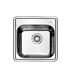 Кухонная мойка Iddis Strit S STR48S0i77S 48,5*48,5 нерж. сталь, шелк с сифоном