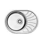 Кухонная мойка Iddis Suno S SUN65SDi77S 65*46 нерж. сталь, шелк с сифоном Кухонная мойка Iddis Suno S SUN65SDi77S 65*46 нерж. сталь, шелк с сифоном