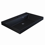 Встраиваемая раковина Uperwood Classic Quartz 70*45 черная матовая, уголь Встраиваемая раковина Uperwood Classic Quartz 70*45 черная матовая, уголь
