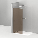Душевая перегородка Cezares LIBERTA-L-1-80-120-BR-Cr Walk-in 80*120*195 L/R с односторонним входом, стекло бронза, профиль хром без поддона Душевая перегородка Cezares LIBERTA-L-1-80-120-BR-Cr Walk-in 80*120*195 L/R с односторонним входом, стекло бронза, профиль хром без поддона
