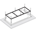 Каркас к прямоугольным ваннам VagnerPlast 190*90 (приобретается в комплекте с ванной) Каркас к прямоугольным ваннам VagnerPlast 190*90 (приобретается в комплекте с ванной)
